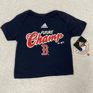 NWT adidas future champ Boston Red Sox baseball tee 3/6m